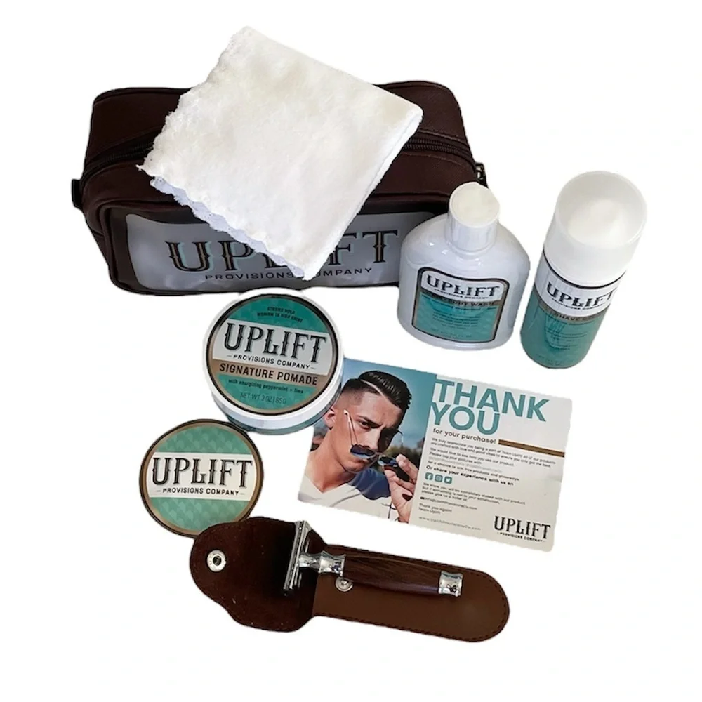 Uplift Provisions Company All-in-one Travel Case Men’s Shave Kit